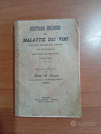 Malattie dei Vini Ricettario Enologico 1897 Lavoit