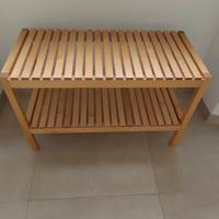PANCA IKEA MOLGER in legno 80x50x37