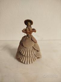 Bambola in conchiglie fatta a mano '900