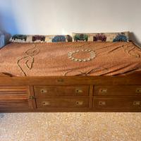 Letto divano stile marina barca vintage legno