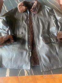 Cappotto donna eco pelliccia interno vintage