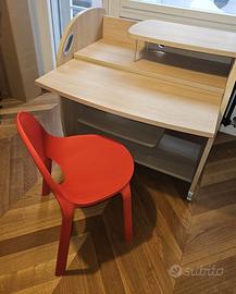 Scrivania Moretti Compact e Sedia - Come nuova