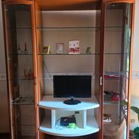 Cristalliera con vetrine