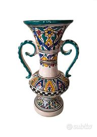 Vaso Anfora Ceramica Marocco Moresco