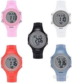 Orologio Digitale Uomo Unisex con Luce Blu