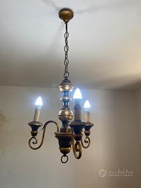 Lampadario tipo candelabro a 3 luci