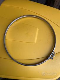 Fascetta di bloccaggio inox per tubi canna fumaria