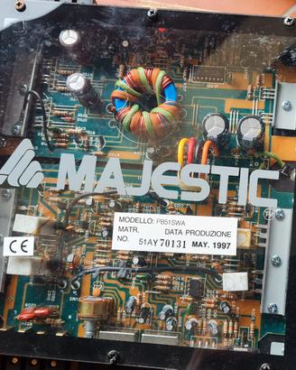 Amplificatore Auto Majestic 90+90W – Stereo Bridge