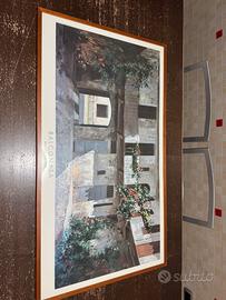 Quadro con Stampa Balconata