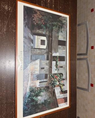 Quadro con Stampa Balconata