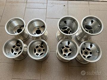 2 set cerchi slick e rain kart