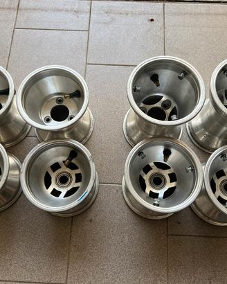 2 set cerchi slick e rain kart