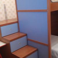 Cameretta 2 letti soppalcata