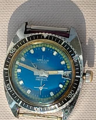 orologio vintage Melux Skin Diver anni 70