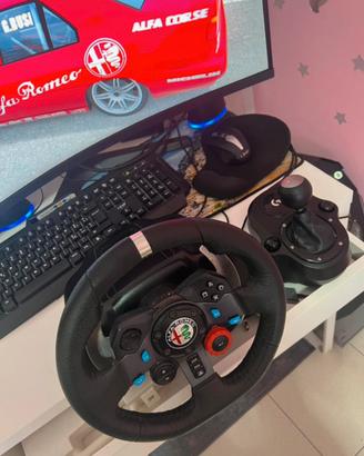 Volante  + cambio Logitech G29
