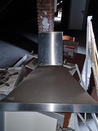 cappa acciaio squadrata