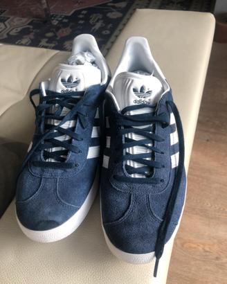 Adidas gazelle nuove blue navy 42 2/3 o 8 1/2