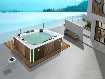 MINIPISCINA ESTERNO 260x210x95cm SPA FULL OPTIONAL