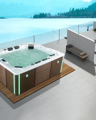 MINIPISCINA ESTERNO 260x210x95cm SPA FULL OPTIONAL