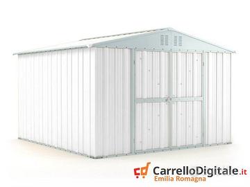 Box struttura lamiera Acciaio 327x307cm bianco