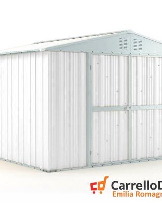 Box struttura lamiera Acciaio 327x307cm bianco