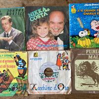 Serie vinili 33 e 45 per bambin