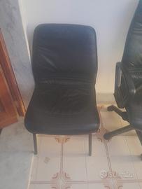 sedia per ufficio  in pelle