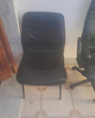 sedia per ufficio  in pelle