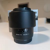 Tamron sp 60 mm F2 DI 2 macro 1:1 attacco  Sony a