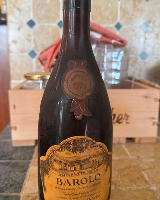 bottiglia di vino barolo