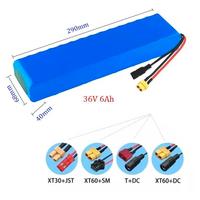 BATTERIA 36 VOLT 6Ah 36V 6000ma E-BIKE TOP LITIO