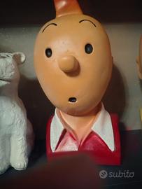 busto tintin vintage 