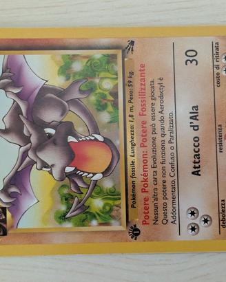 Pokemon Aerodactyl 1/62  Fossil -  Ita 1 ed 