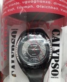 Orologio nero con brillantini NUOVO