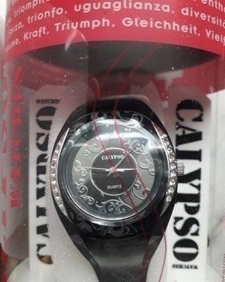 Orologio nero con brillantini NUOVO