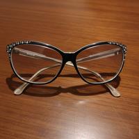 Occhiali Vintage Cat-Eye con Strass  Stile anni 60
