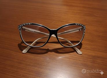 Occhiali Vintage Cat-Eye con Strass  Stile anni 60