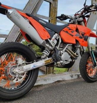 TELAIO TARGATO KTM EXC 520 1999 MOTARD 2001 2002
