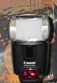 flash canon speedlite 430ex nuovo con custodia