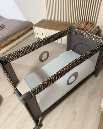 Lettino da viaggio con materasso