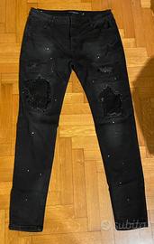 Jeans neri Alessandro Zavetti