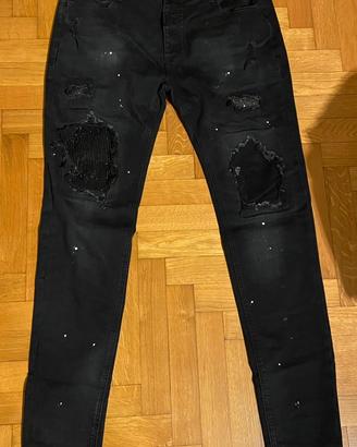 Jeans neri Alessandro Zavetti