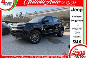 Jeep Avenger 1.2 Turbo 100 CV MHEV Longitude