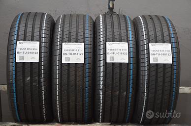 4 pneumatici michelin 195/55 r16 91h tu18122