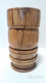 Vaso in legno di Ulivo