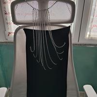 vestito nero con schiena scopert