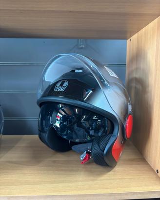 AGV Jet Eteres -Levanto Black/Silver/Red - Blu