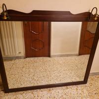 Specchio Bagno MAXI 130x110 cm con Luci e Presa - 