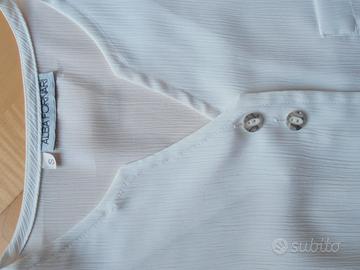 Camicetta donna bianca tg. S (tg. 44)