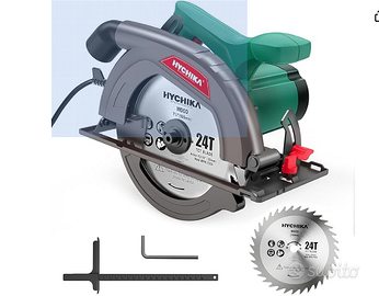 Sega circolare 1300W 185mm + lama 60 denti TCT